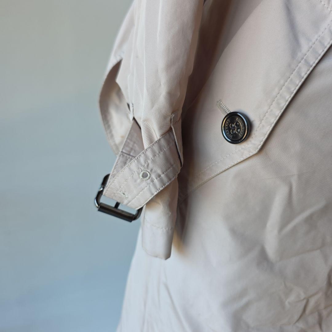 Burberry London Long-length Trench Coat Collared Buttons Size 38 For Women thumbnail 24