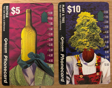 $10 + $5 Telecom Phonecard Recycle Plant A Tree  BB5