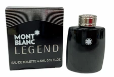 Mont Blanc Legend Eau De Toilette Miniature (4.5ml/0.15oz) NEW IN BOX; YOU PICK!
