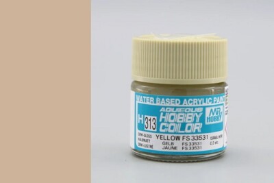 Mr Hobby - Gunze H-313 - Aqueous Hobby Colors(10ml),Yellow FS33531