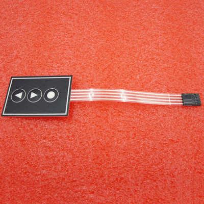 36*55mm 1x3 Matrix Array 3Key Membrane Switch Keypad Keyboard 1*3 Keys ...
