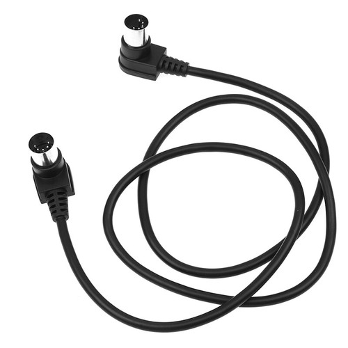 Double 90 Degree Right Angle MIDI 5 PIN Male To MIDI 5Pin DIN Plug Cable Adapter - Afbeelding 9 van 11