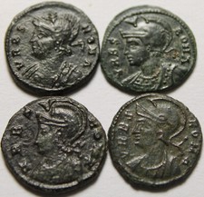 1 Rare Genuine Ancient Roman coin Constantine I VRBS ROMA She-wolf Romulus Remus