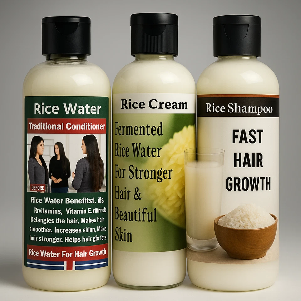 RICE WATER IS MIRACLE TONIC FOR HAIR LOSS TREATMENT.FAST HAIR GROWTH,SAFE REMEDY - Image 4 of 4