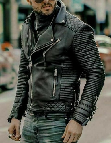 mens designer leather jackets Balya 
