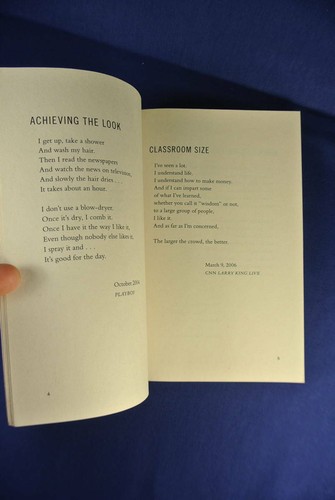 BARD OF THE DEAL Hart Seely THE POETRY OF DONALD TRUMP Book - Picture 6 of 9