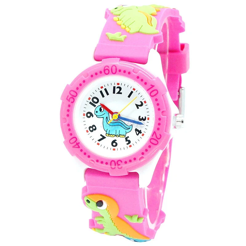 Kids Watches for Boys Girls Dinosaur Watch Silicone Bracelet Cartoon Wristwatch - image 4 of 4