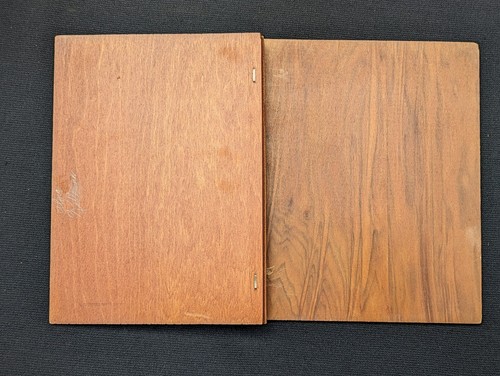 Álbum de fotos vintage con cubierta de madera carro rueda postal libro de recortes COLORADO - Imagen 3 de 3