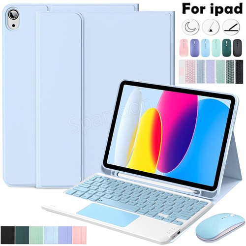 Touchpad Keyboard Case Mouse For iPad 5/6/7/8/9/10/11th Gen A16 Air 6 5 4 Pro 11 - Picture 3 of 43