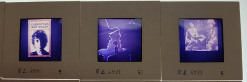 BOB DYLAN 13 Slide LOT 1978 35mm SLIDE Negative - Picture 4 of 5