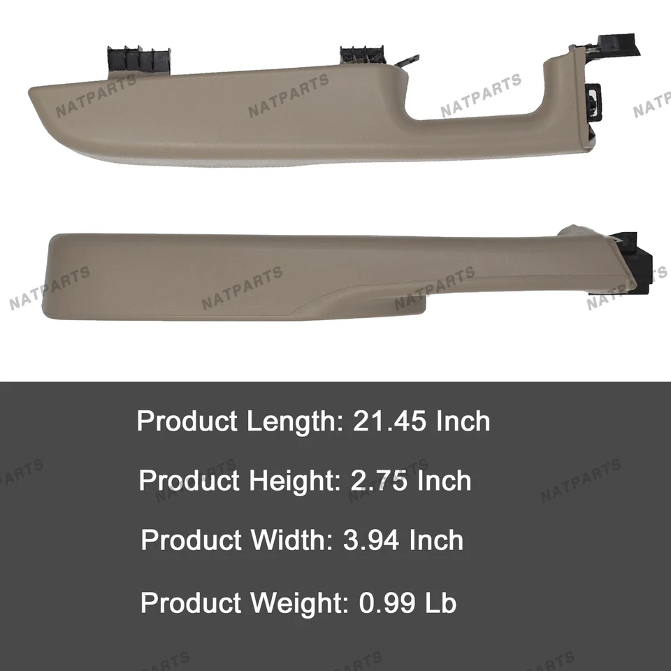 Manija de reposabrazos de puerta lateral izquierda del conductor delantero para modelos Chevrolet/GMC seleccionados 99-06 Foto 3 de 4