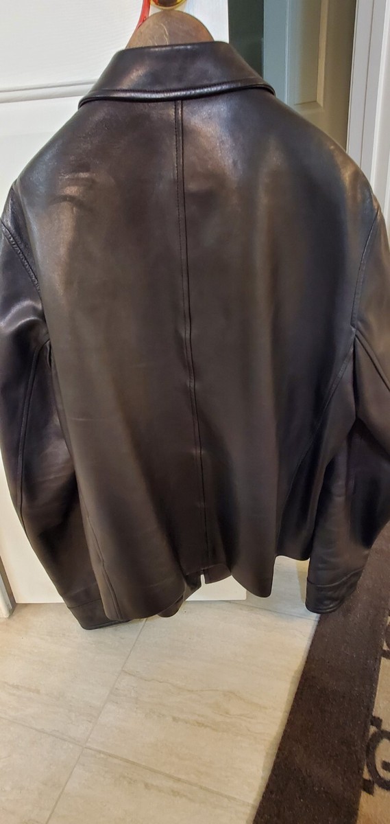 ジャケット・アウター AW2004 GUCCI Tom Ford leather jacket AW2004 Gucci Black Cafe Moto Biker Leather Jacket by Tom