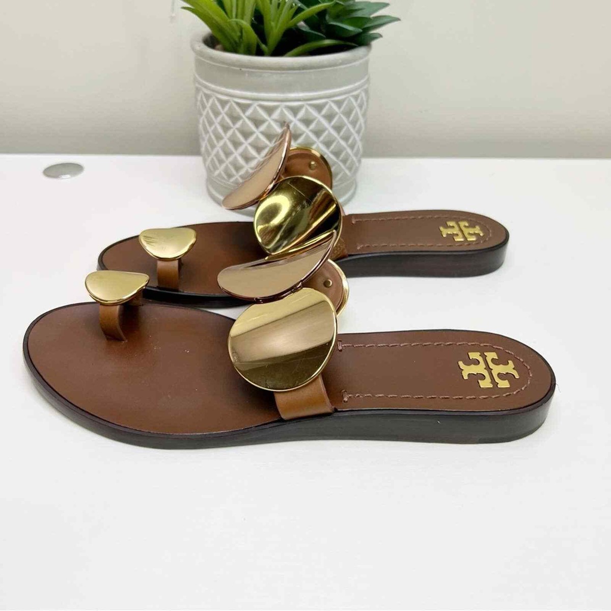 Tory Burch Patos Multi Disk Sandal. Size 6.5 | eBay
