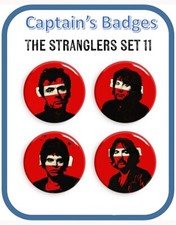Set of 4 Stranglers Badges 25mm - Choice of 10 Sets (11-20)