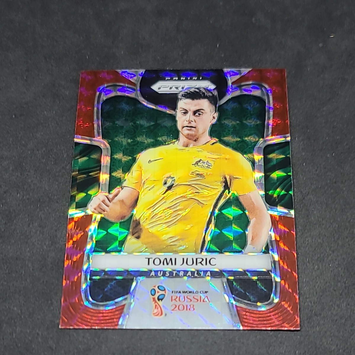 2018 Panini Prizm World Cup - Tomi Juric #271 Red Mosaic Prizm (RC 2018 Panini Prizm World Cup - Tomi Juric #271 Red Mosaic Prizm (RC