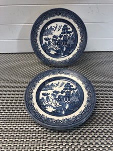 4 Willow Broadhurst Staffordshire Ironstone Plates Made In England 9 1 2 Ebay 4 Willow Broadhurst Staffordshire Ironstone Plates Made In England 9 1 2 Ebay