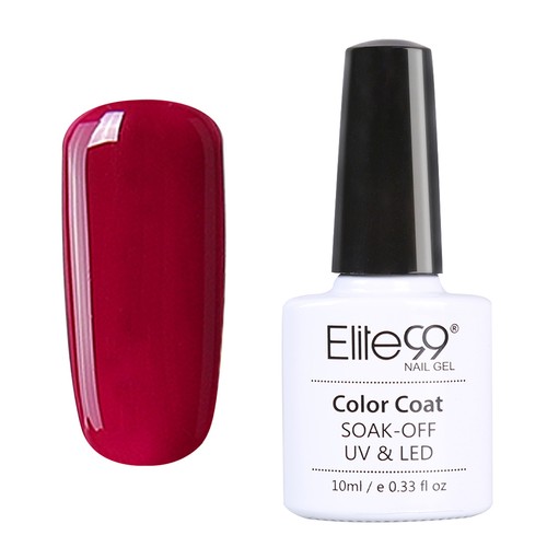 Elite99 Soak Off Gel Polish UV LED Wine Red Series 12 Shiny Colors Nail Art 10ML - Picture 18 of 26