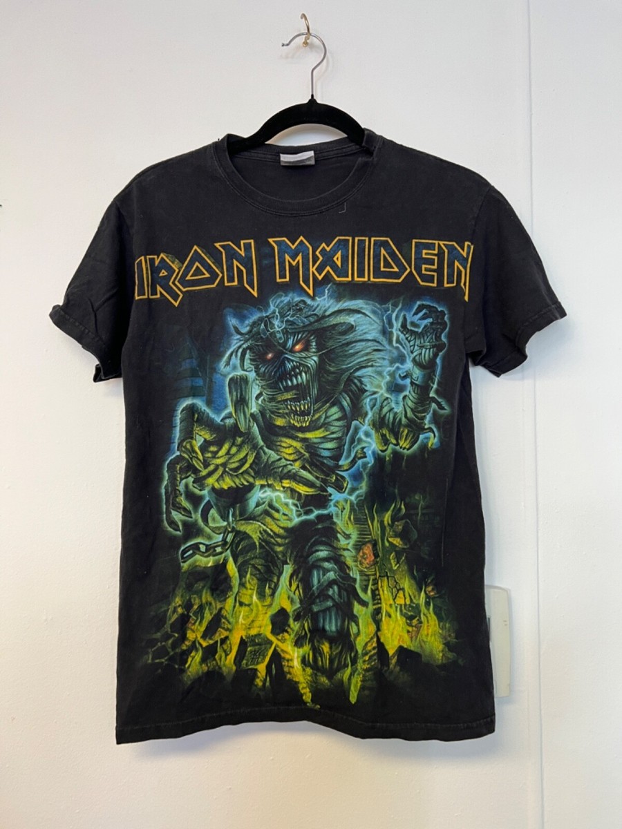 Rare Vintage Iron Maiden Somewhere Back In Time Reprint T Shirt