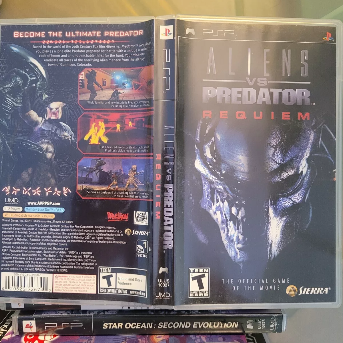 Aliens vs. Predator Requiem - CIB - Good - PSP