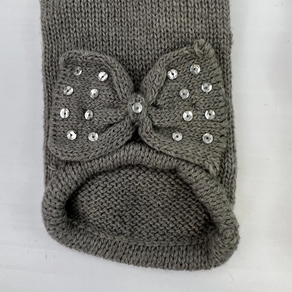 Guante Gap Niña Lazo Medio Lentejuelas Brillante Informal Niños Jóvenes Nieve Invierno Núcleo No Foto 2 de 4