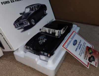 1:18 Biante Ford XA GT 351 Falcon Blown Hardtop Coupe in Black