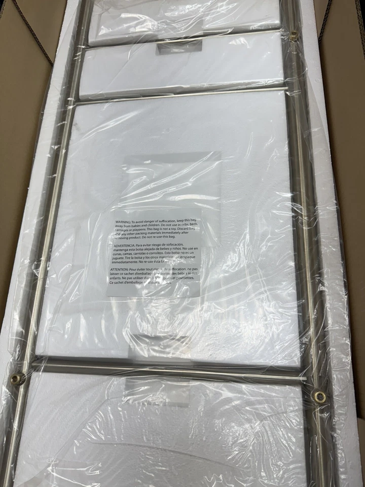 American Standard 8719000.295 Edgemere Console Table Legs, Brushed Nickel Foto 4 de 4