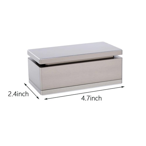 Pre Press Mold Pre Press Mold DIY Silver Anodized Smooth Surface Rectangular - Picture 2 of 3