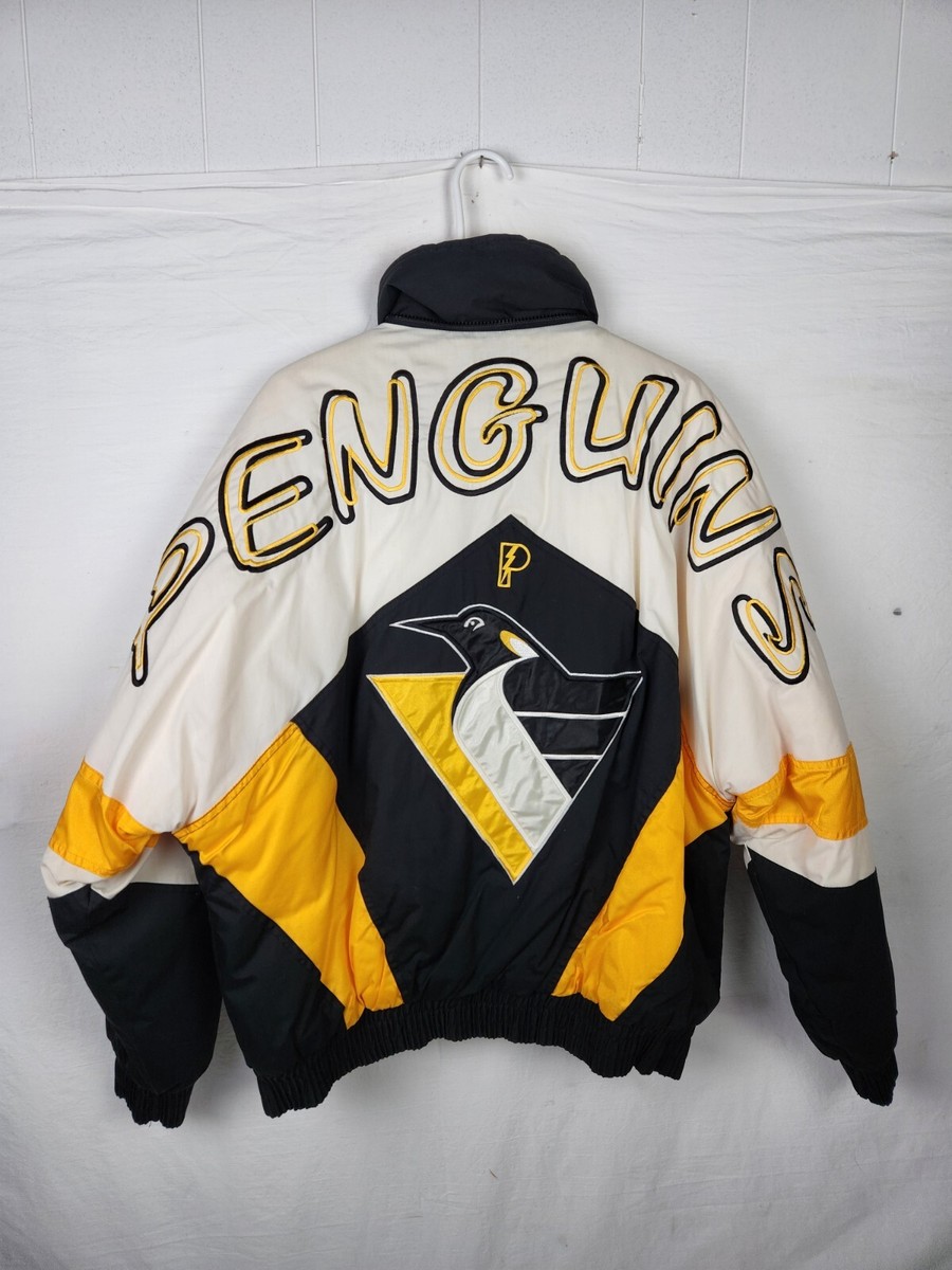 PRO PLAYER Pittsburgh Penguins ジャケット XL Pittsburgh Penguins Jacket XL Pro Player Black Vintage Full