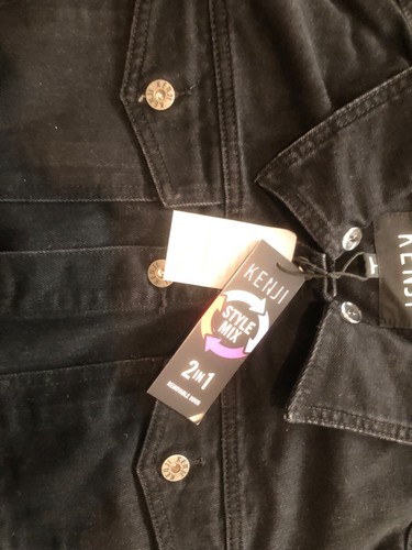 Men's - Kenji - Denim 2in1 Removable Hooded Jacket - Size Large - New With Tags - Picture 4 of 9