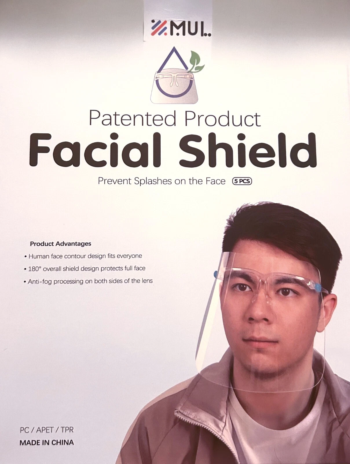 LOT OF 84 Face Shield With Glasses Reusable Washable Protection Cover One Size