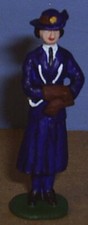 TOY SOLDIERS TIN GIRL GUIDE TROOP LEADER 54 MM