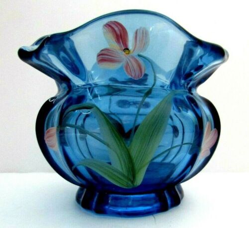 Fenton Carnival Glass Marigold Vase | eBay