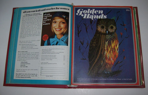 GOLDEN HANDS Volume 3 Bound Magazine Lot, Vintage 1970s Knit Sew Crochet - Foto 7 di 12