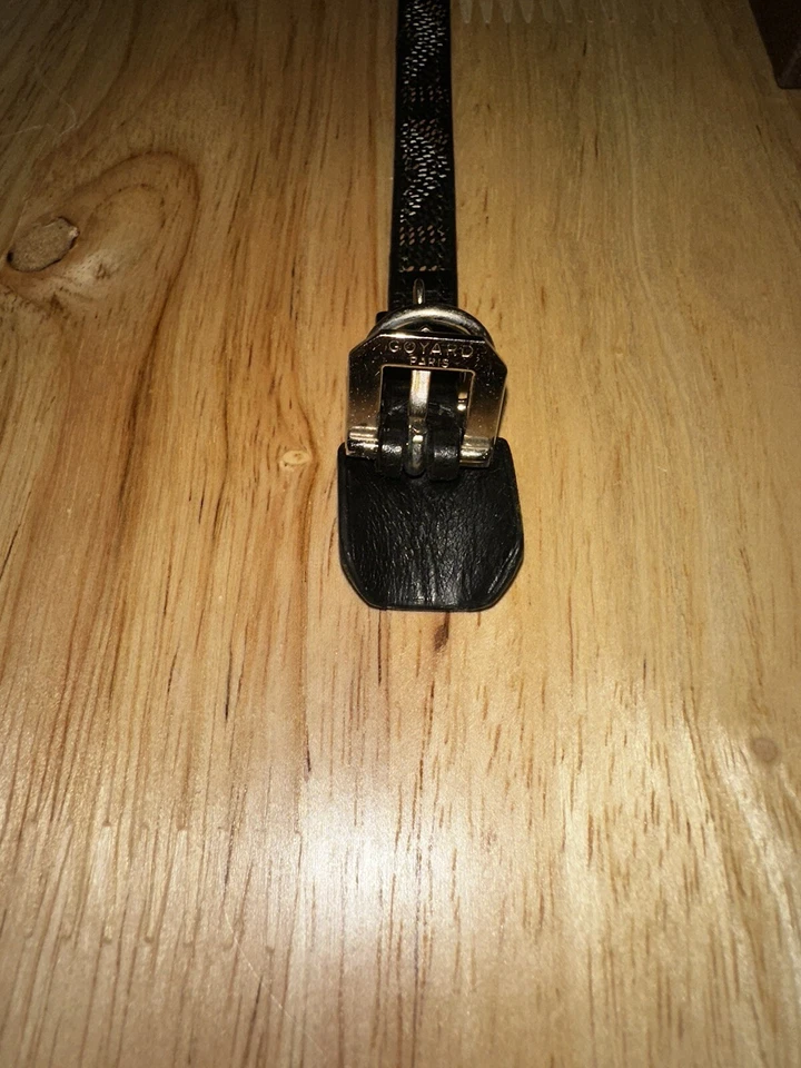 Goyard Dog Collar Size Small Black - Image 3 of 4