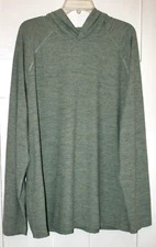 GapFit Adult Top Activewear Hoodie Long Sleeved Wicking Light Green Size XXL