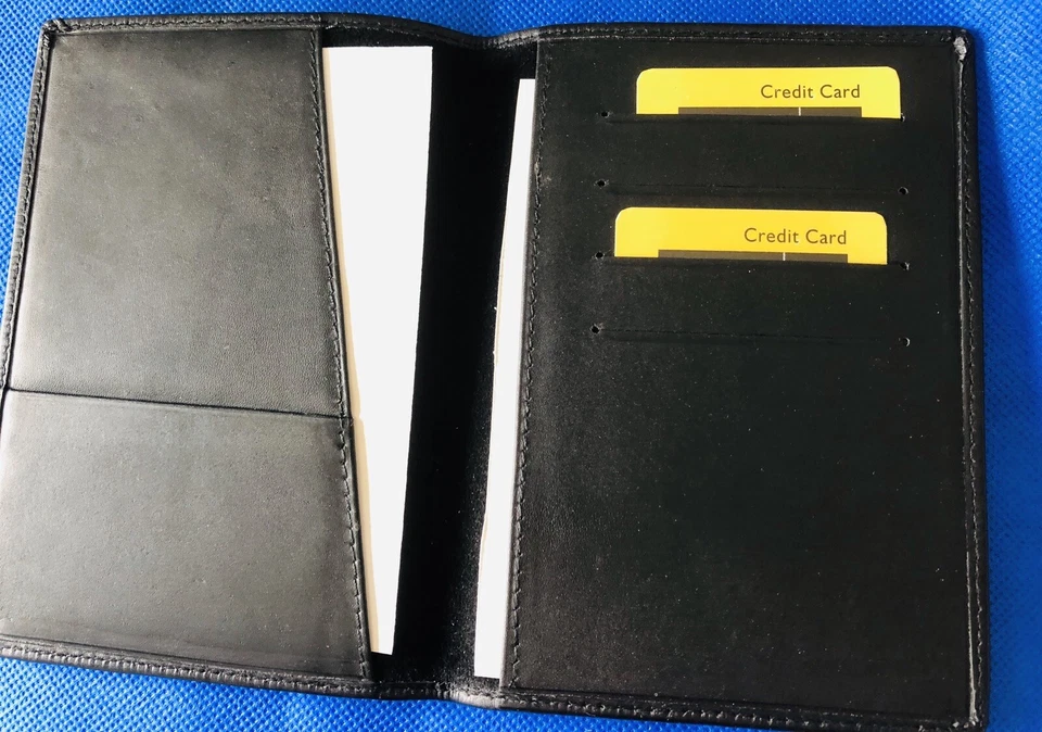 Portatarjetas de crédito pasaporte cuero PU Estados Unidos de América TITULAR Foto 2 de 4