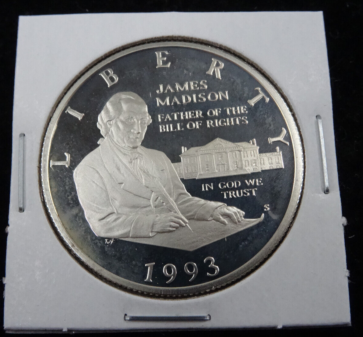 1993-S James Madison Bill of Rights Commemorative Silver Half