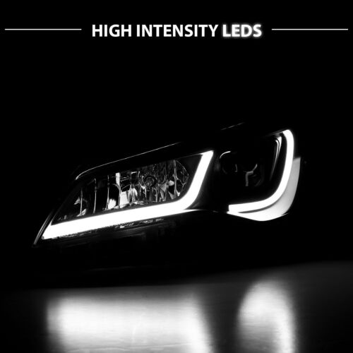 Toyota Camry 2015-2017 carcasa negra barra en C proyector LED par de faros nuevo - Imagen 4 de 4