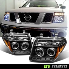 For 2005-2008 Frontier 05-07 Pathfinder Led Halo Projector Headlights Leftright