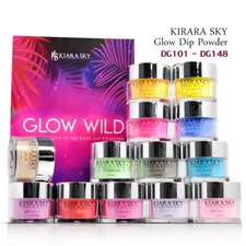 kiara Sky Glow In The Dark Dip Powder * Choose any one*
