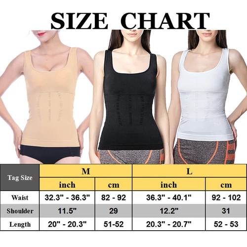 New Ladies Women Seamless Control Vest Body Shaper Shape Wear Under Wear - Bild 2 von 23