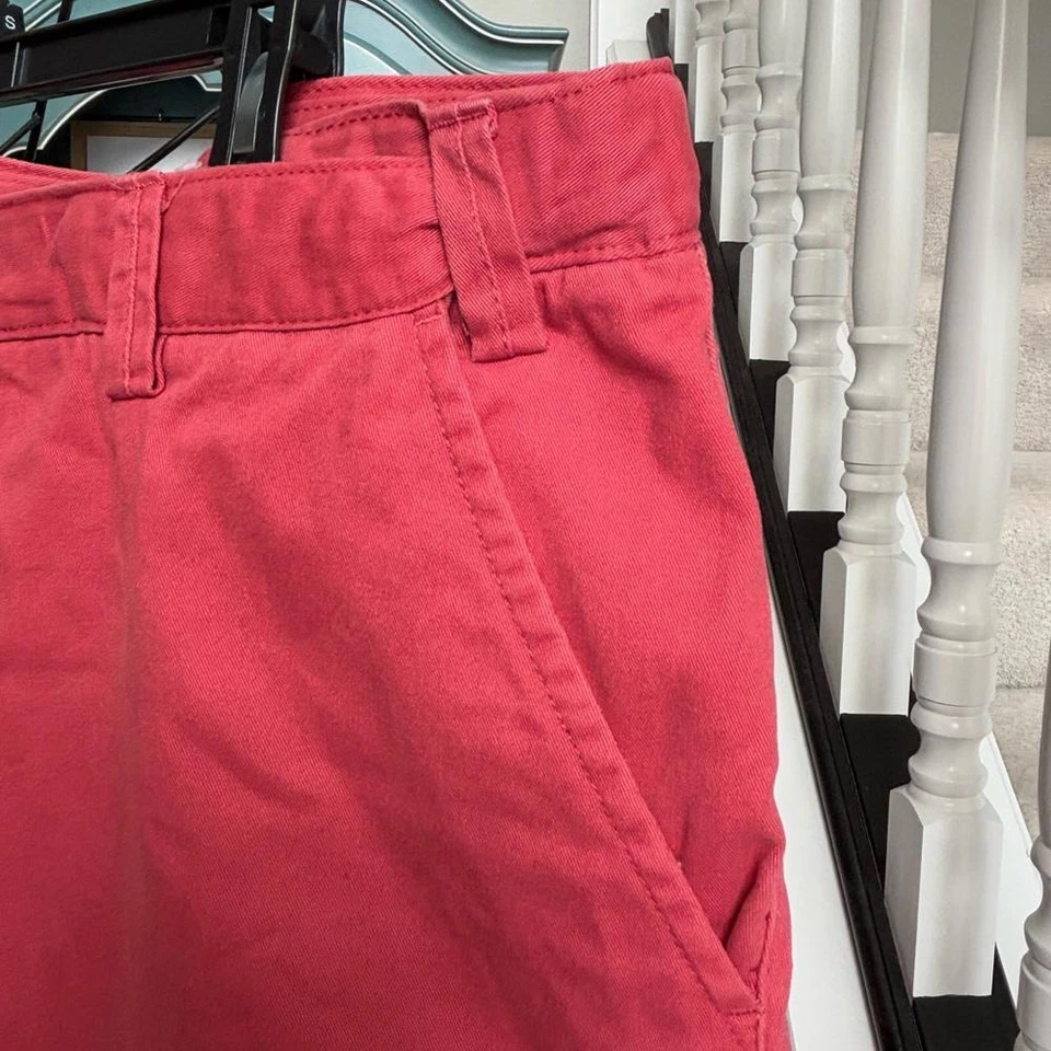 Island Republic 100% algodón elástico cintura bolsillos rojizo naranja talla 42 Foto 3 de 4