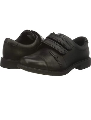 Clarks Infant Boys School Shoes Black Leather Kids Scala Skye