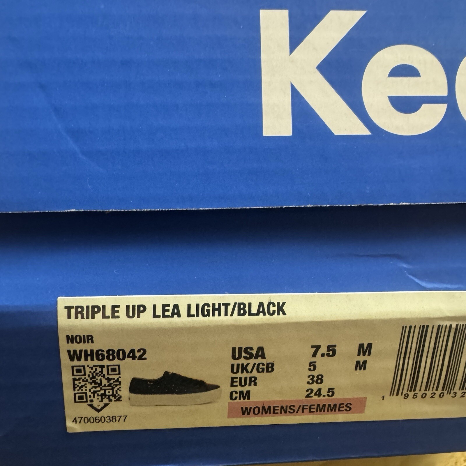 Keds Womens Triple Up Leather Sneaker Black Size 7.5 M image 6