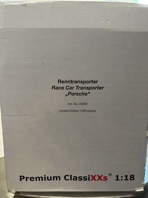 Premium Classixxs Renntransporter Race Car Transporter Porsche 1