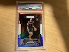 2023 Panini Prizm Victor Wembanyama #136 Red White and Blue Rookie RC PSA 9 