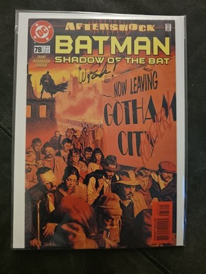 Batman: Shadow of the Bat #78 (1998, DC) Aftershock, Signatur Wayne Faucher A9