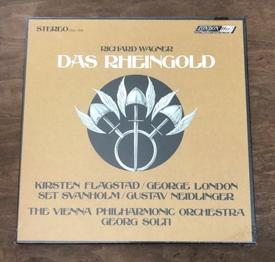 SEALED TAS ~ WAGNER DAS RHEINGOLD GEORG SOLTI / LONDON OSA-1309 STEREO 3xLP BOX