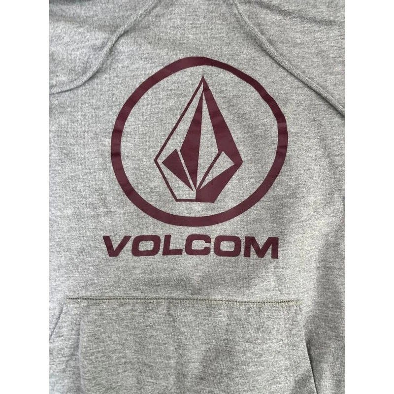 Volcom Zip Up Hoodie Men’s Large Gray Y2K Skate Punk Grunge Sweatshirt - Image 4 of 4