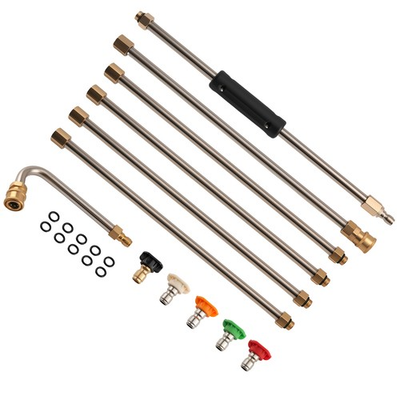 #ad 4000 PSI Extension Wand Pressure Washer 15 Inch Stainless Steel Brass 6pcs $25.70